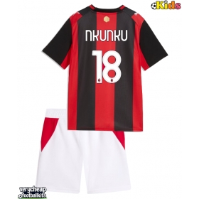 AC Milan Christopher Nkunku #18 Replica Home Minikit 2026-27 Short Sleeve (+ pants)